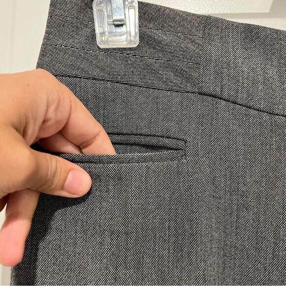 Sabrina Women’s Y2K Dress Pants Charcoal Straight Leg in Size Small Rayon Blend - Picture 6 of 11
